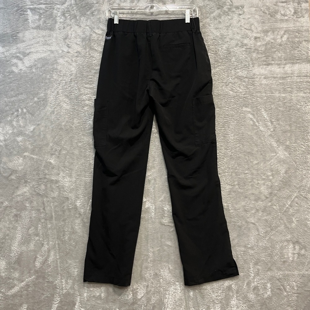 Grey's Anatomy Scrub Pants Womens S Black Signature‎ Cargo  *No Draw String